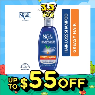NATURVITAL Hairloss Shampoo - Greasy 100ml