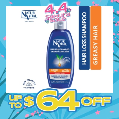 NATURVITAL - Hairloss Shampoo - Greasy 100ml