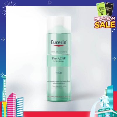 EUCERIN ProAcne Solution Toner (Cleans Skin & Helps Prevent Acne) 200ml