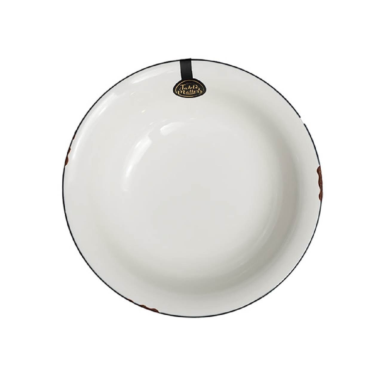 Enamel Blue 9 inch Salad Bowl EB18090 (Lead And Cadmium Free + Microwave + Oven + Dishwasher Safe) 0.74kg