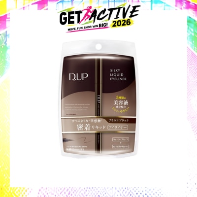 DUP - Silky Liquid Eyeliner Brown Black (Gives Ultimate Control of Drawing a Perfect Eyeline) 1s image
