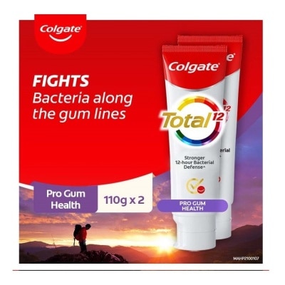 COLGATE Total Pro Gum Health Toothpaste Valuepack 2s x 110g