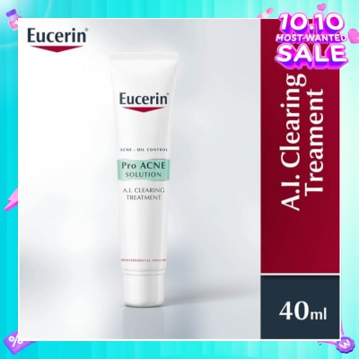 EUCERIN ProAcne Solution A.I. Clearing Treatment Cream (For Acne + Oil Control) 40ml