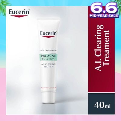 EUCERIN ProAcne Solution A.I. Clearing Treatment Cream (For Acne + Oil Control) 40ml