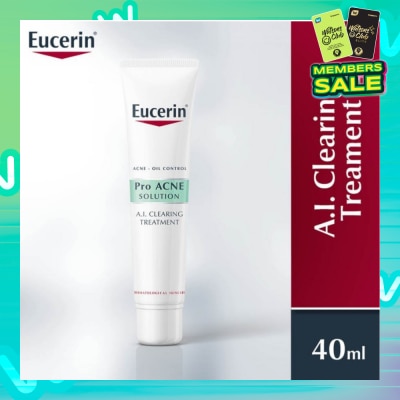 EUCERIN ProAcne Solution A.I. Clearing Treatment Cream (For Acne + Oil Control) 40ml