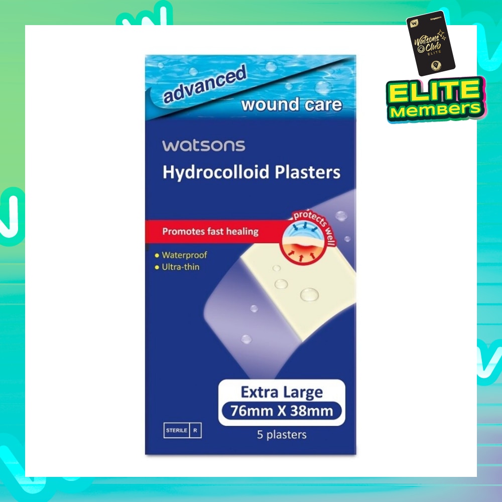 Hydrocolloid Plasters Advanced Wound Care 5 Plasters