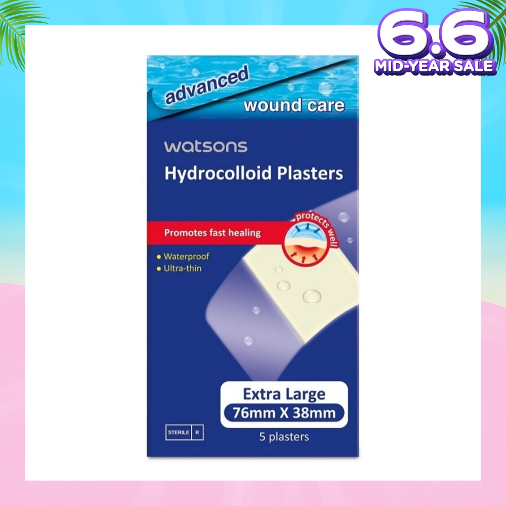 Hydrocolloid Plasters Advanced Wound Care 5 Plasters