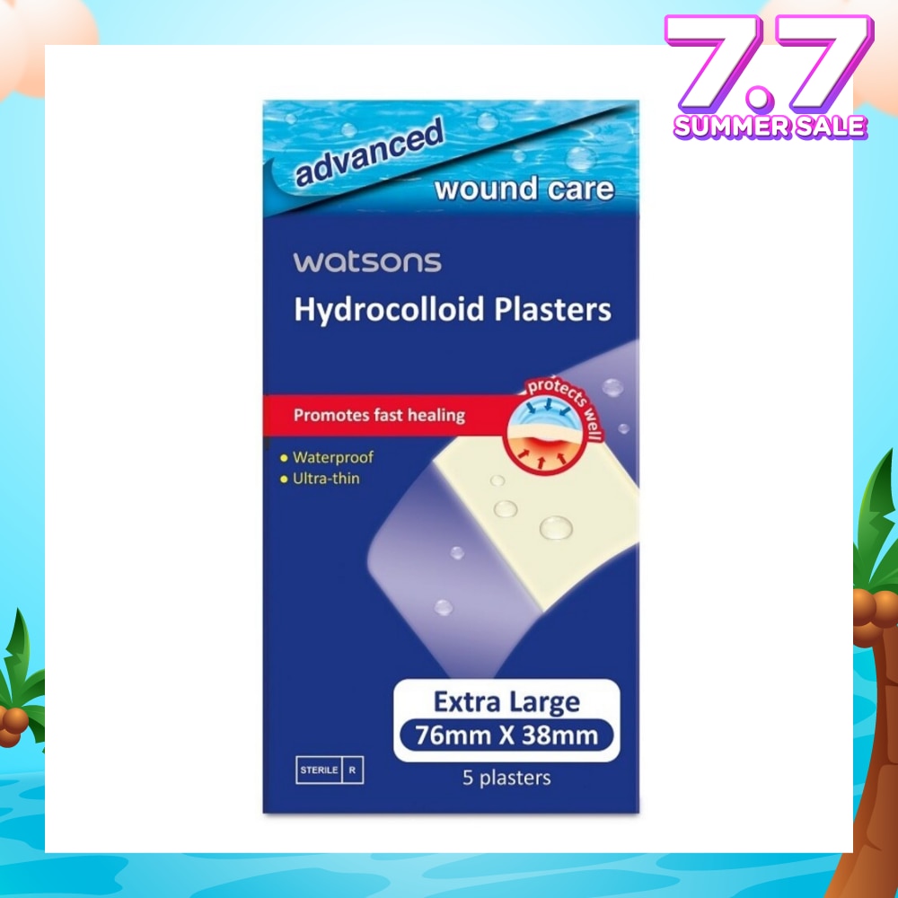 Hydrocolloid Plasters Advanced Wound Care 5 Plasters