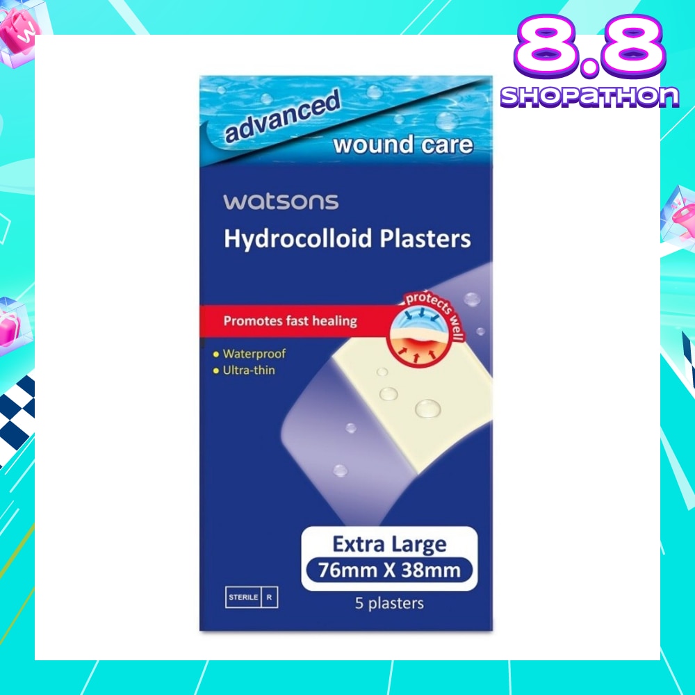 Hydrocolloid Plasters Advanced Wound Care 5 Plasters