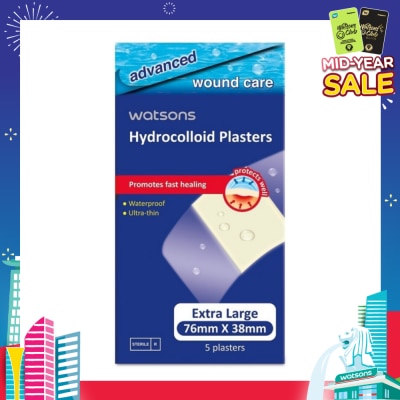 WATSONS Hydrocolloid Plasters Advanced Wound Care 5 Plasters