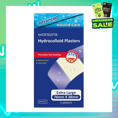 WATSONS Hydrocolloid Plasters Advanced Wound Care 5 Plasters