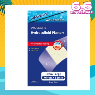 WATSONS Hydrocolloid Plasters Advanced Wound Care 5 Plasters