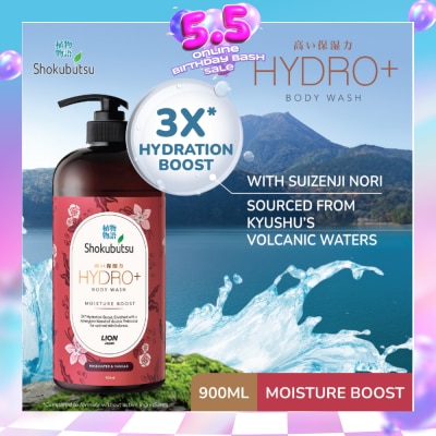 SHOKUBUTSU - Hydro+ Moisture Boost Body Wash 900ml