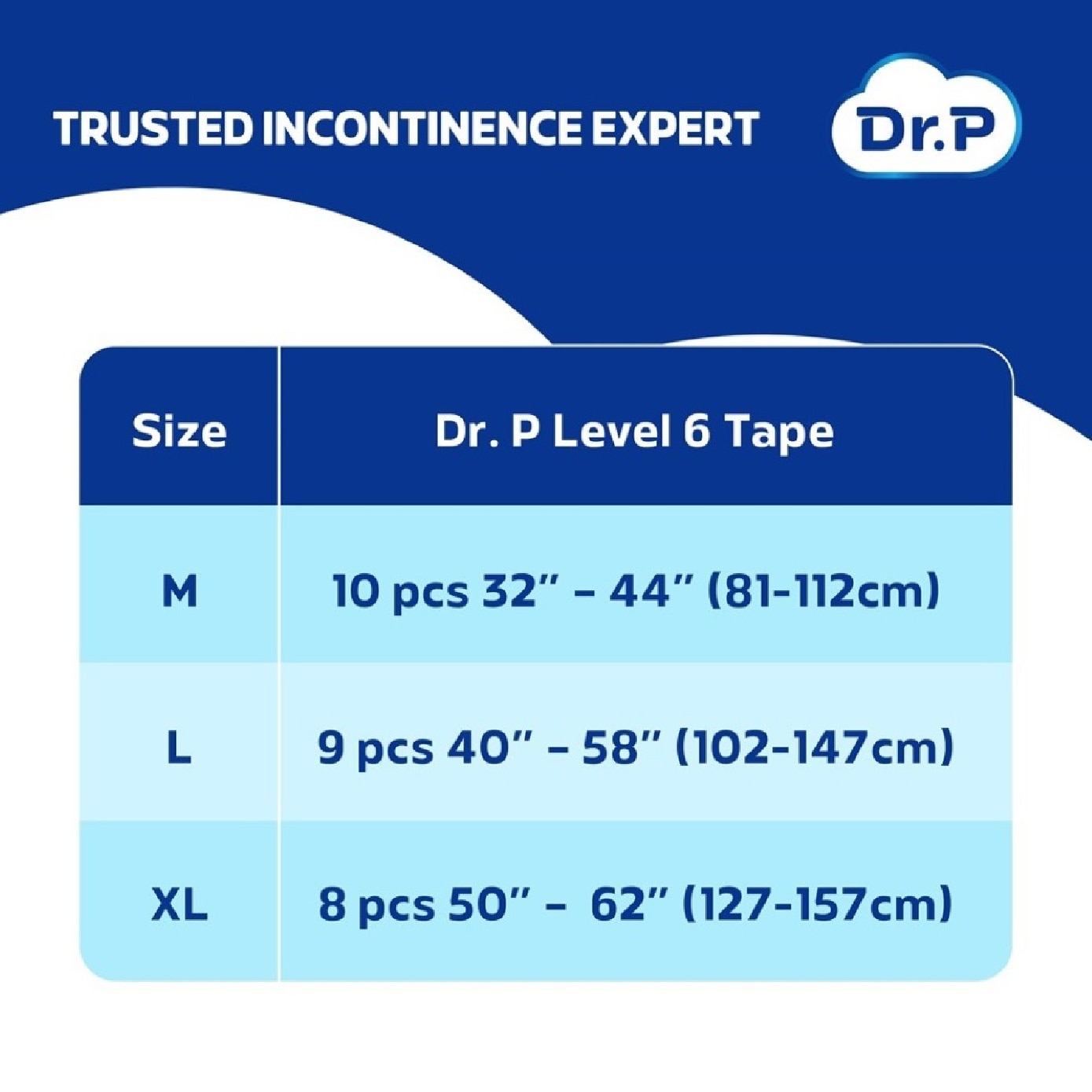 Premium Adult Diaper Level 6 Tape (L) 9s