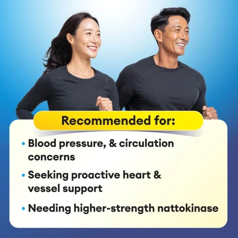 Ultimate VesseClear EX Nattokinase 4000FU + Elastin F Veggie Capsule (Clean & Flexible Blood Vessel, Healthy Circulation, Heart, Brain & Immune Health) 30s
