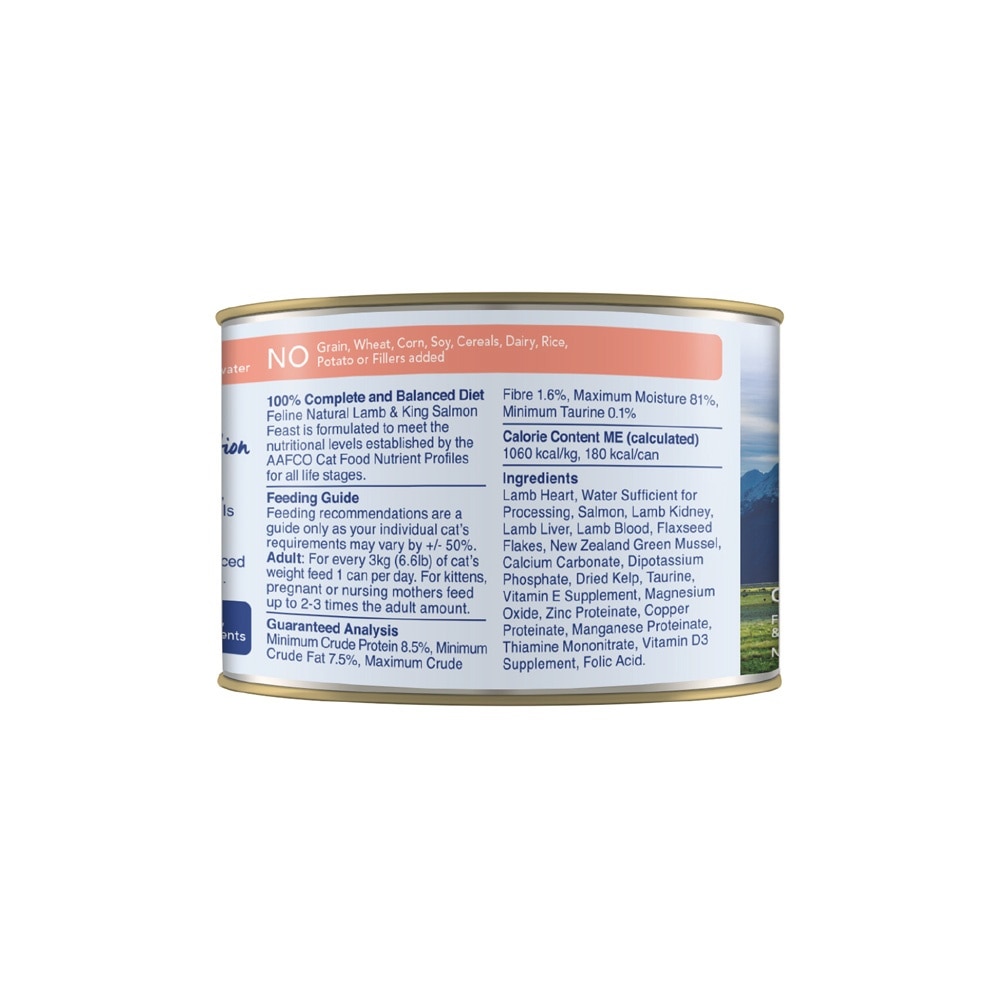 Lamb & Salmon Feast Canned Cat Food 170g