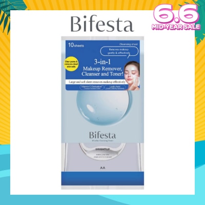 BIFESTA Cleansing Sheets Brightup 10s
