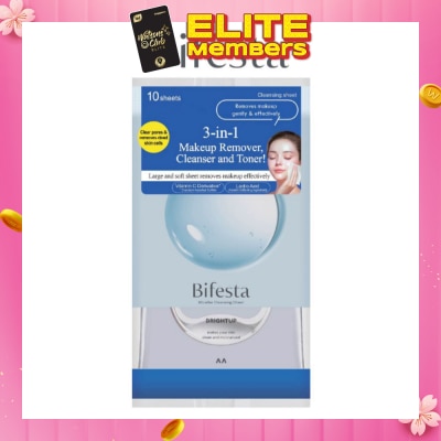 BIFESTA Cleansing Sheets Brightup 10s