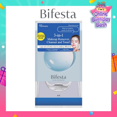 BIFESTA Cleansing Sheets Brightup 10s