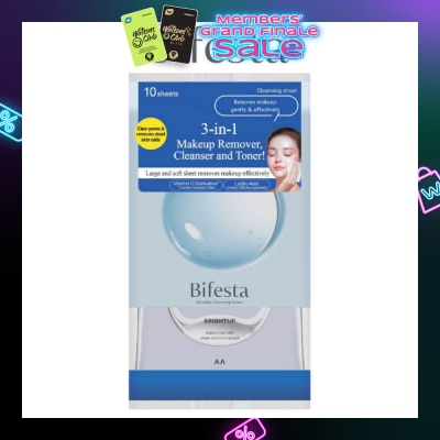 BIFESTA Cleansing Sheets Brightup 10s