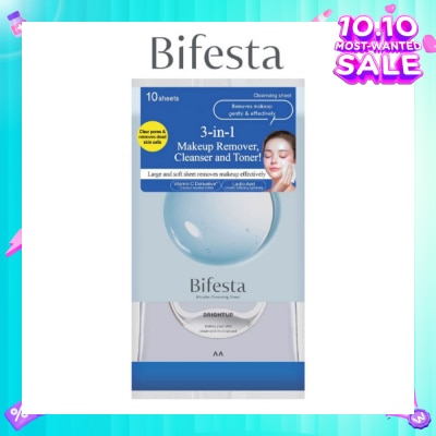 BIFESTA Cleansing Sheets Brightup 10s