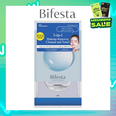BIFESTA Cleansing Sheets Brightup 10s