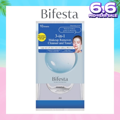 BIFESTA Cleansing Sheets Brightup 10s