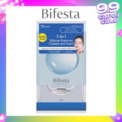 BIFESTA Cleansing Sheets Brightup 10s