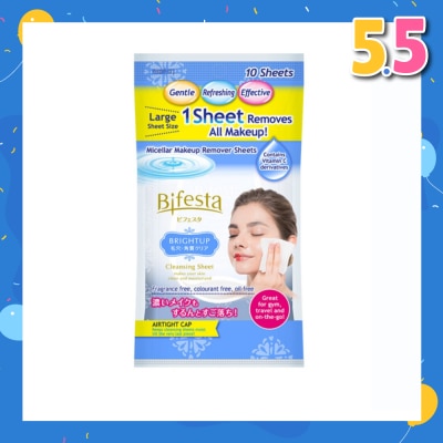 BIFESTA Cleansing Sheets Brightup 10s