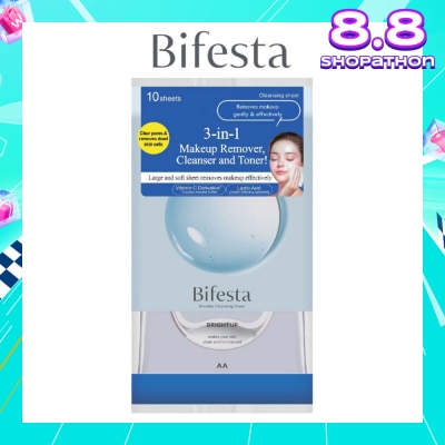 BIFESTA Cleansing Sheets Brightup 10s
