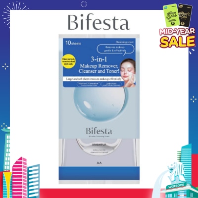 BIFESTA Cleansing Sheets Brightup 10s