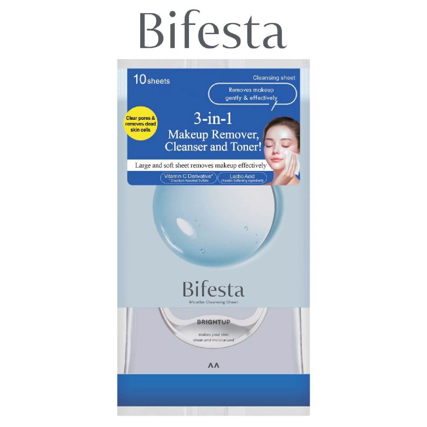 Cleansing Sheets Brightup 10s