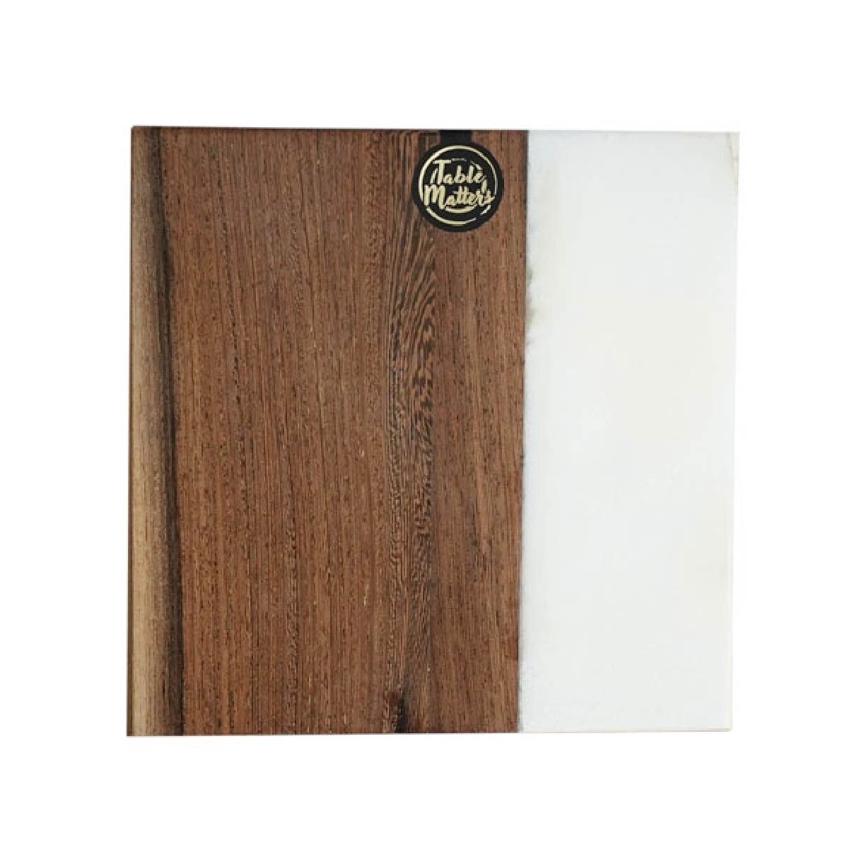 Scandi Stone Wood Square Cheese Board BMSW53200 1s