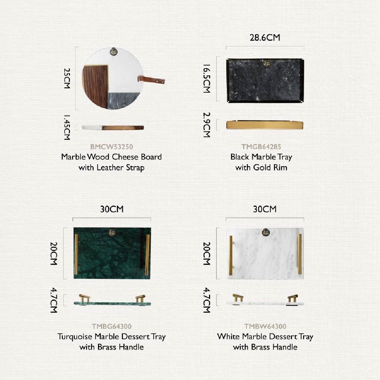 SCANDI Stone Wood Rectangular Cheese Board BSRB53300 (Multi-Purpose + Wenge Wood + Shale) 1.17kg