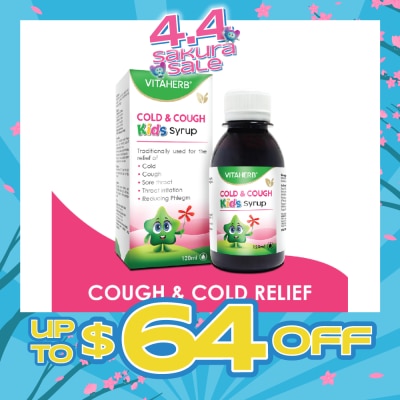 VITAHERB - Cold & Cough Kids Syrup 120ml