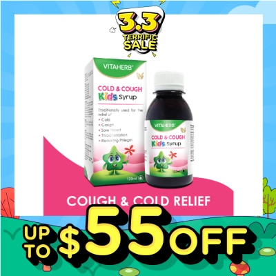 VITAHERB Cold & Cough Kids Syrup 120ml