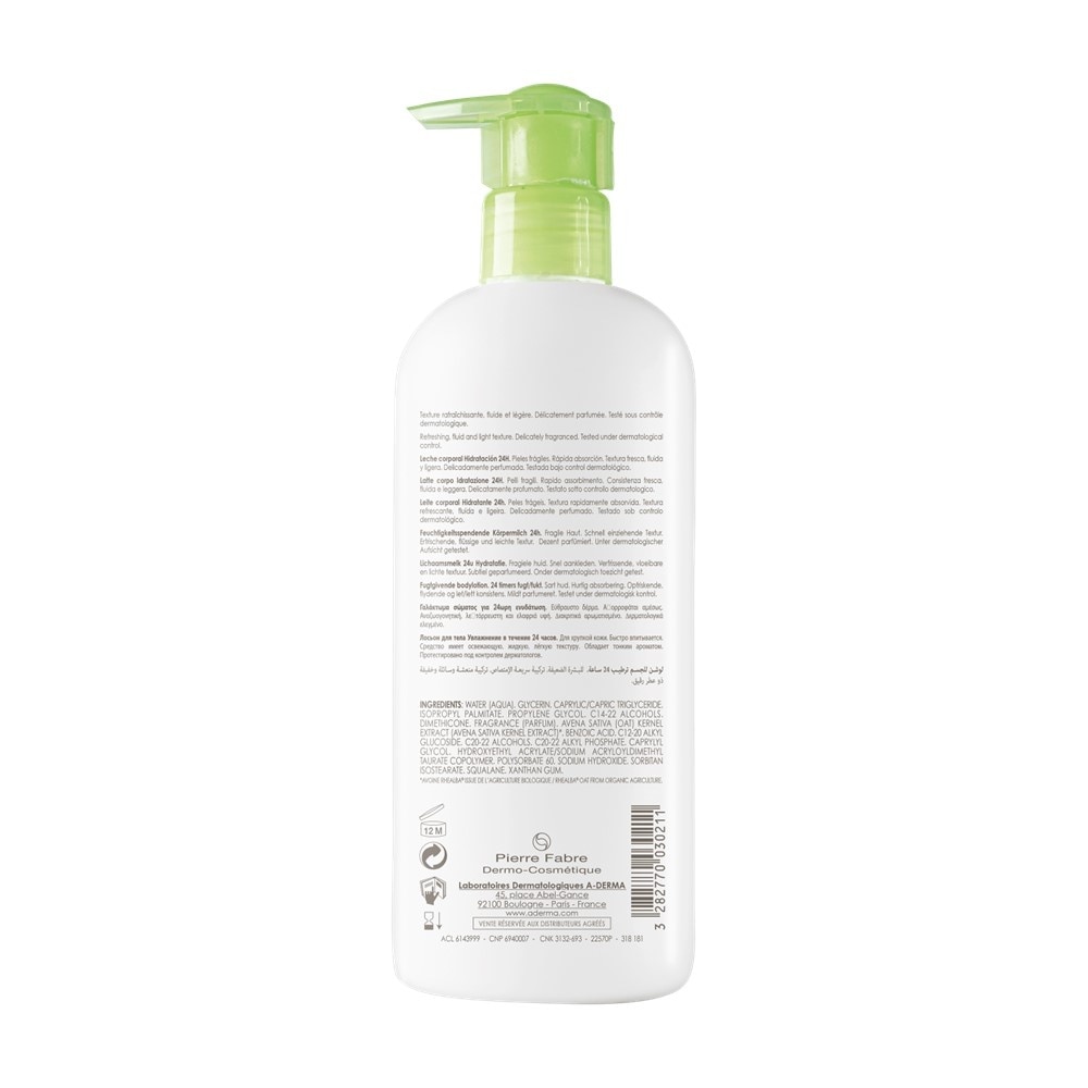 Moisturising Body Lotion Soothes & Moisturises 24 Hours (Quickly Absorbed Texture) 400ml