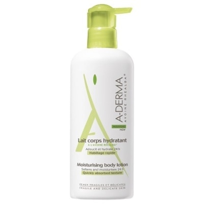 ADERMA Moisturising Body Lotion Soothes & Moisturises 24 Hours (Quickly Absorbed Texture) 400ml