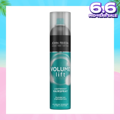 JOHN FRIEDA Volume Lift Lightweight Hairspray (For Hair Fullness & Long Lasting Hold) 250ml