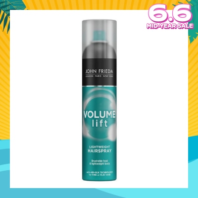 JOHN FRIEDA Volume Lift Lightweight Hairspray (For Hair Fullness & Long Lasting Hold) 250ml