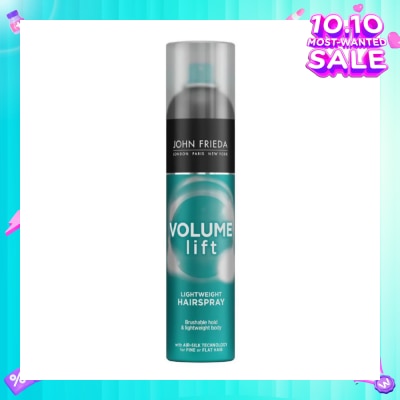 JOHN FRIEDA Volume Lift Lightweight Hairspray (For Hair Fullness & Long Lasting Hold) 250ml