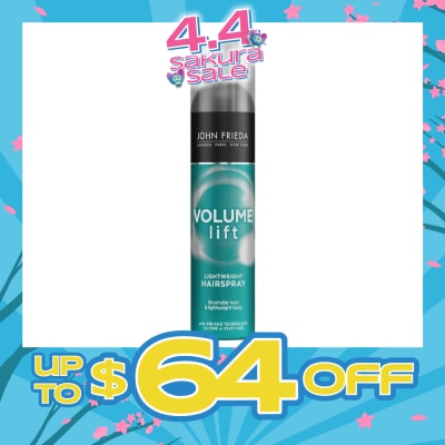 JOHN FRIEDA - Volume Lift Lightweight Hairspray (For Hair Fullness & Long Lasting Hold) 250ml