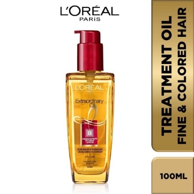 L'OREAL PARIS ELSEVE Extraordinary Oil Hair Treatment Red Hair Oil with UV Filter (For Fine & Coloured Hair) 100ml