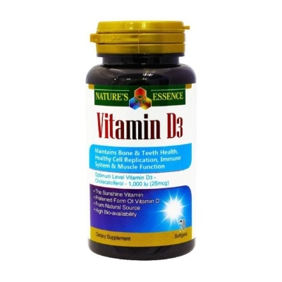 NATURE'S ESSENCE Vitamin D3 1000IU Softgels 70s