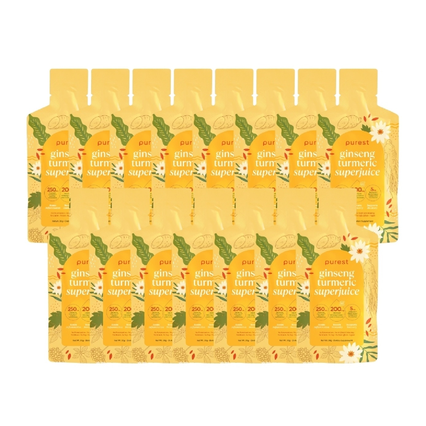 Ginseng Turmeric Superjuice Dietary Supplement Sachet 30g x 15s