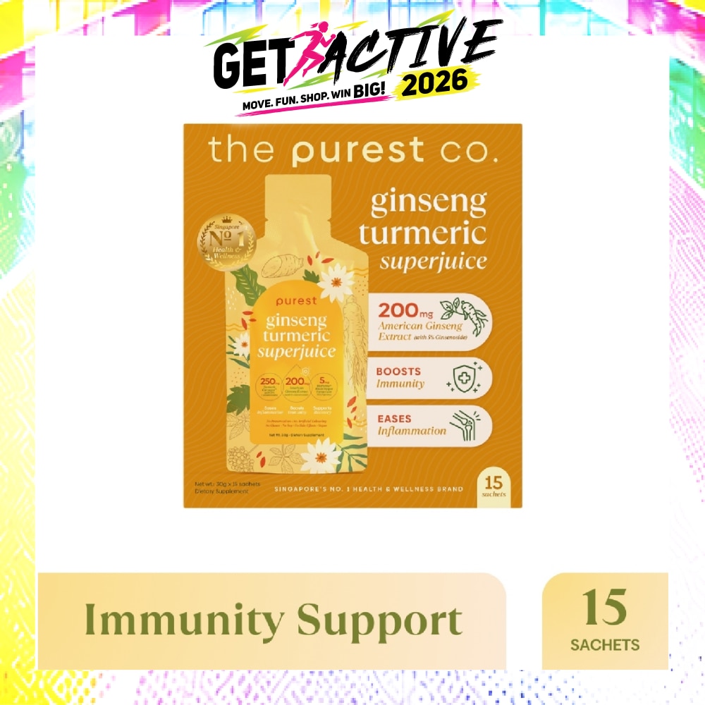 Ginseng Turmeric Superjuice Dietary Supplement Sachet 30g x 15s (Expiry: Apr`2027) image