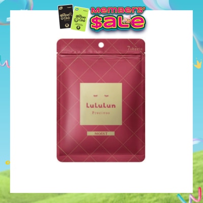 LULULUN - Face Mask Precious Moist (with Hydrating Hypoallergenic Formula) 7s