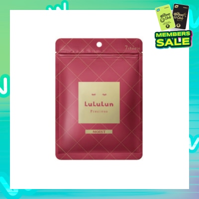 LULULUN Face Mask Precious Moist (with Hydrating Hypoallergenic Formula) 7s