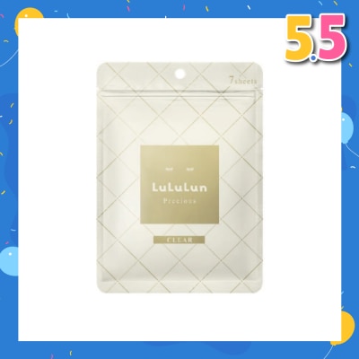 LULULUN Face Mask Precious Clear 7s