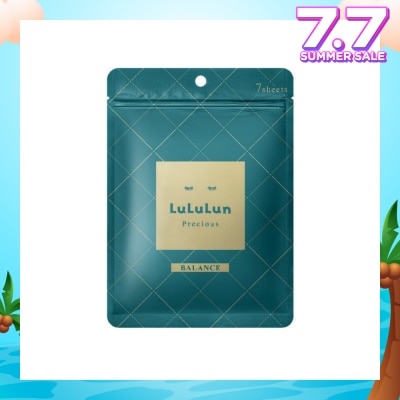 LULULUN Face Mask Precious Balance (With Deep Moisturizing Hypoallergenic Formula) 7s